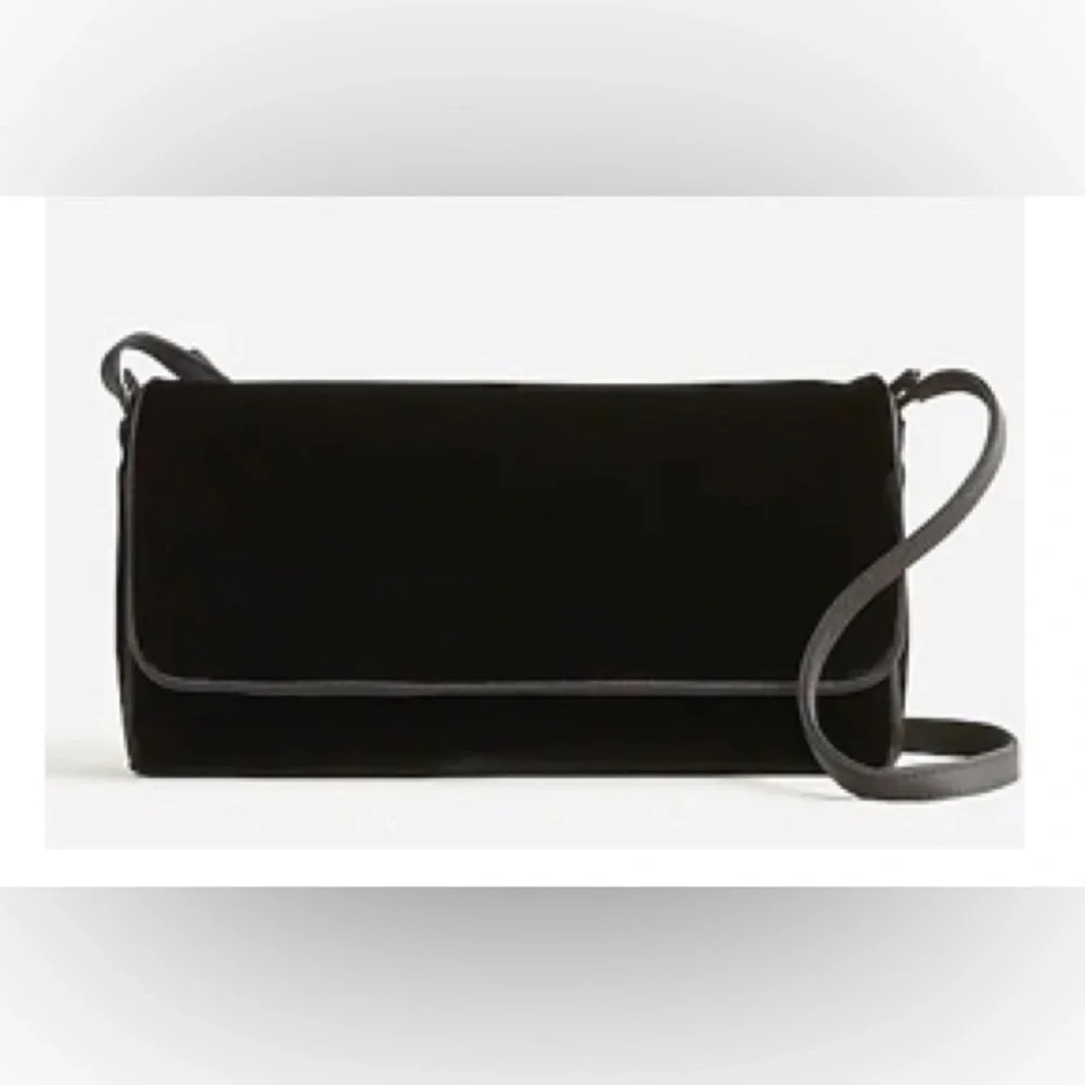 Jcrew velvet clutch